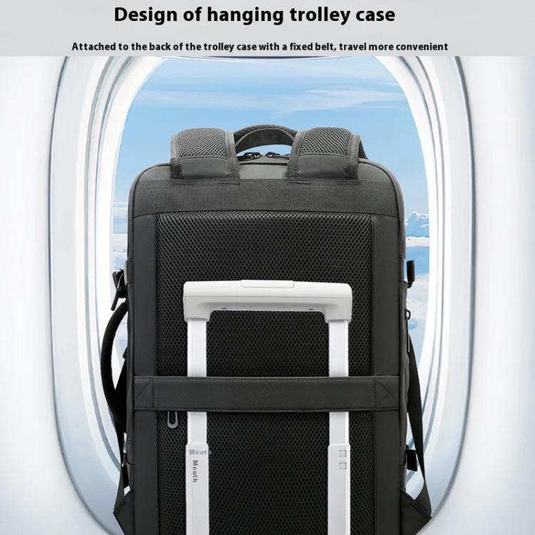BANGE BG-3055 Men Large Capacity Shoulder Bag Expanded Capacity Business Travel Backpack