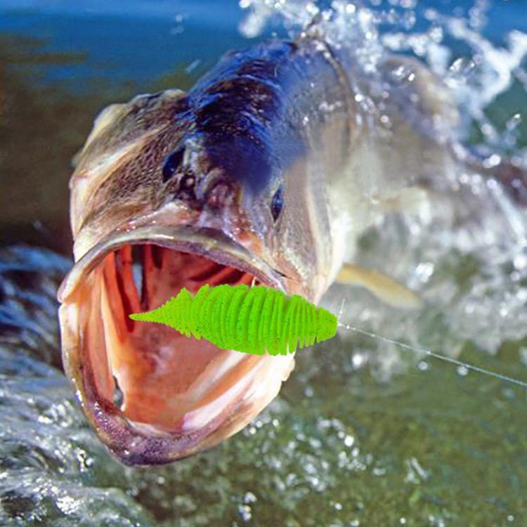 5pcs / Pack PROBEROS DW6122 Threaded Small Pin Tail Lure Warpbill Mandarin Fish Bionic Road Runner Fake Bait