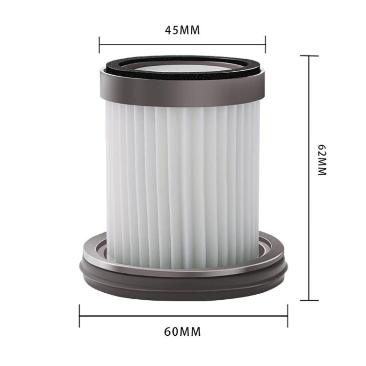 For Puppy T11 / T11 Pro / Rinse Accessory Cordless Vacuum Cleaner Mite Filter Hepa Filter - White
