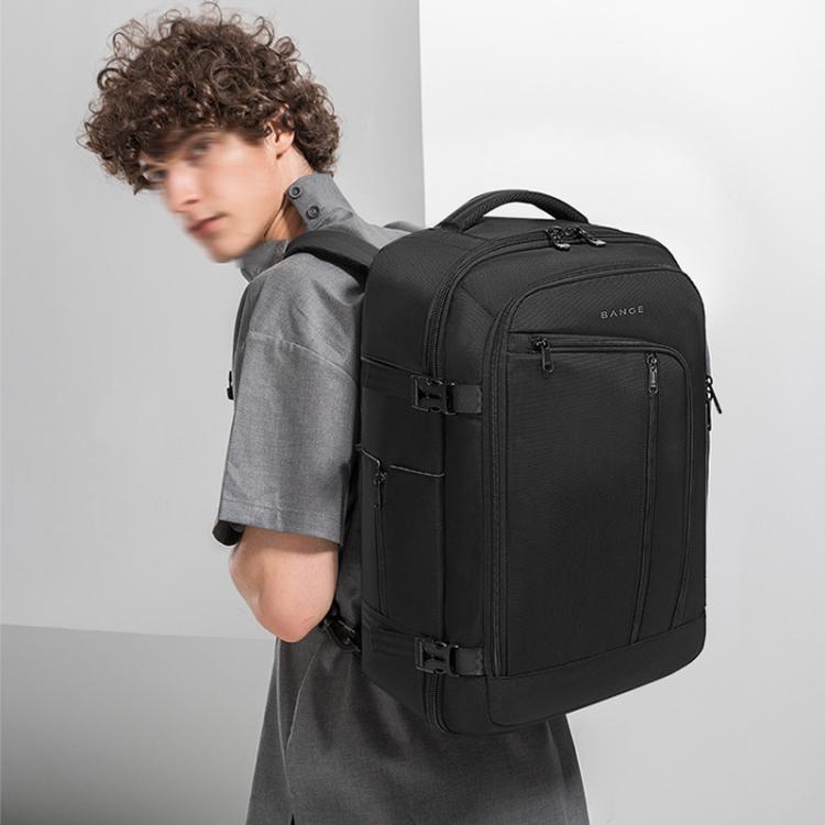 BANGE BG-1916 Men Backpack Large Capacity Shoulder Computer Bag - Black