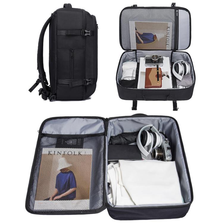 BANGE BG-1916 Men Backpack Large Capacity Shoulder Computer Bag - Black