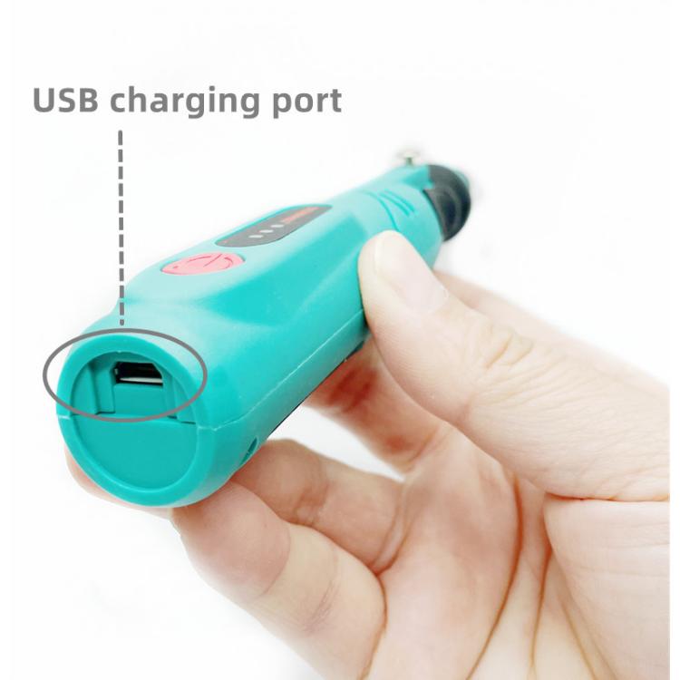 60pcs /Set Mini USB Charging 3-speed Electric Grinder Carving Pen DIY Painting Cutting Drilling Micro Electric Drill