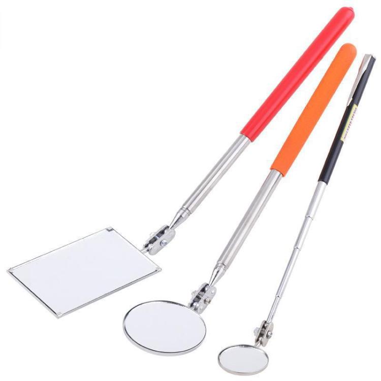 Stainless Steel Universal Rotating Telescopic Folding Viewfinder, Spec: Square with Light 65x40mm