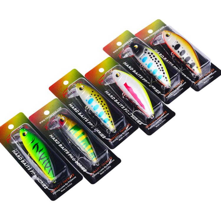 PROBEROS DW623 Submerged Minnow Lure Freshwater Bass Warbler Imitation Bait, Style: C