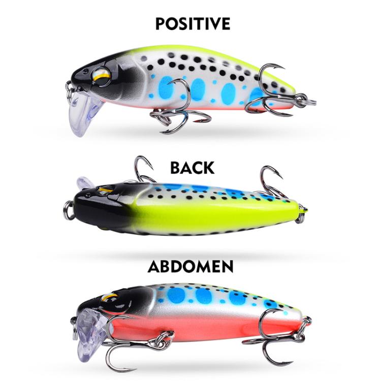 PROBEROS DW623 Submerged Minnow Lure Freshwater Bass Warbler Imitation Bait, Style: B
