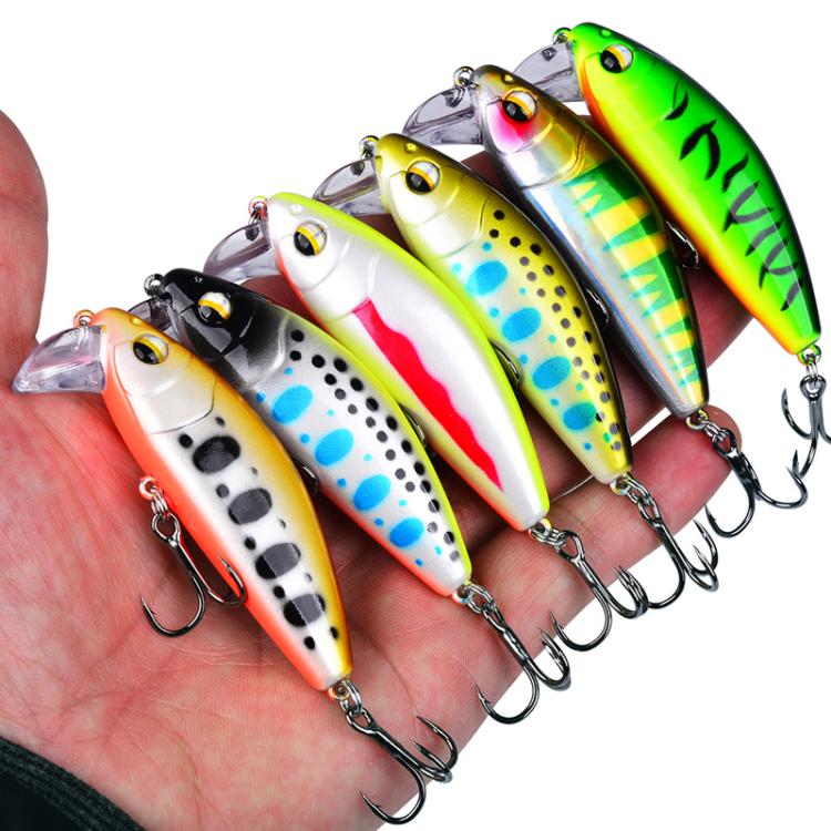 PROBEROS DW623 Submerged Minnow Lure Freshwater Bass Warbler Imitation Bait, Style: C