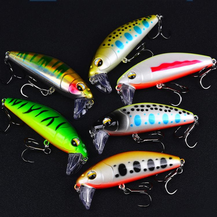 PROBEROS DW623 Submerged Minnow Lure Freshwater Bass Warbler Imitation Bait, Style: F