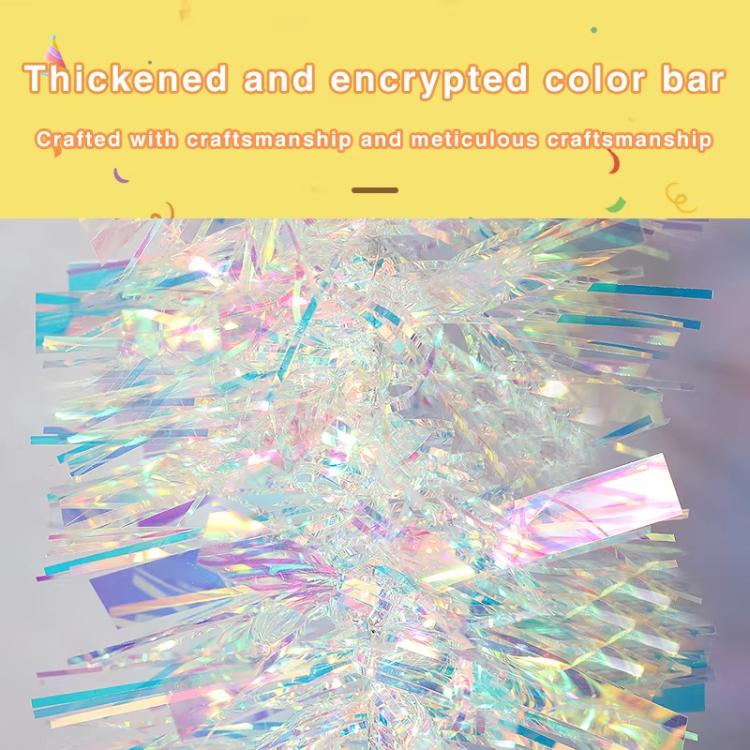 Golden Colorful Rainbow Stripes Flower Photo Decoration Party Wedding Background Wall Pull Stripes, Style: Thin Silk