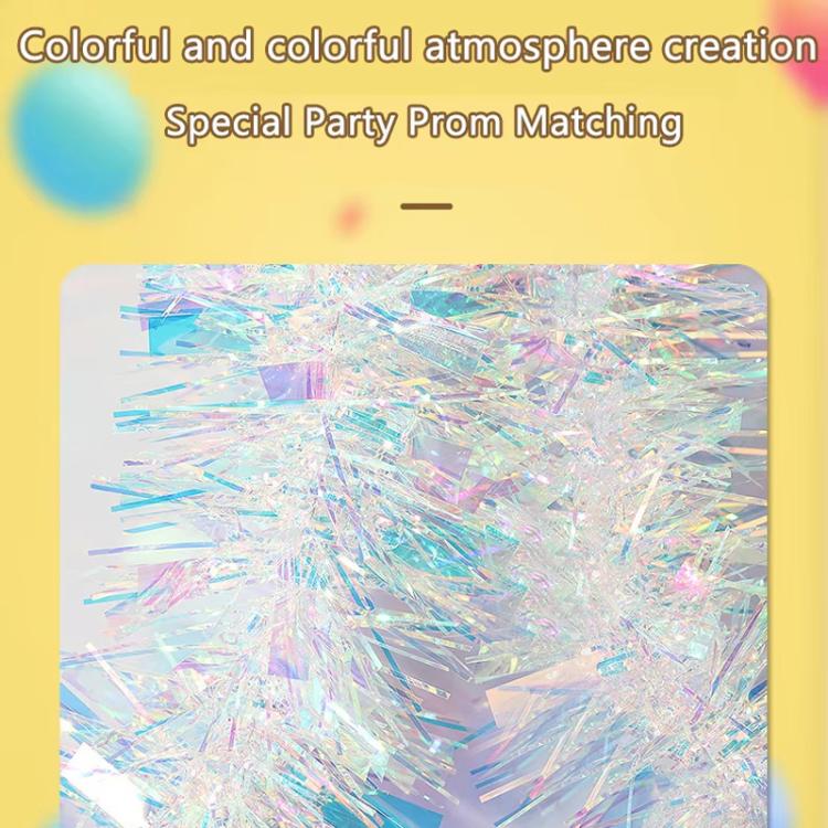 Golden Colorful Rainbow Stripes Flower Photo Decoration Party Wedding Background Wall Pull Stripes, Style: Thin Silk