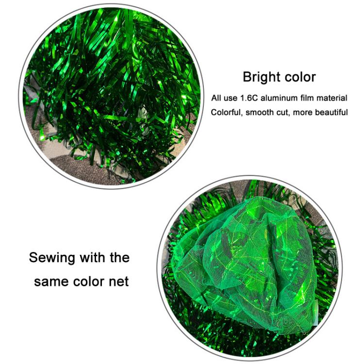 3pcs Cosplay Disco Wigs Foil Tinsel Shiny Party Hats Funny Atmosphere Festive Decoration Performance Props