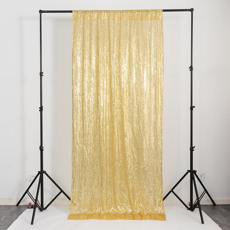 120cmx240cm Hotel Wedding Banquet Site Background Curtains Embroidered Cloth Sequin Curtains Festival Party Decoration