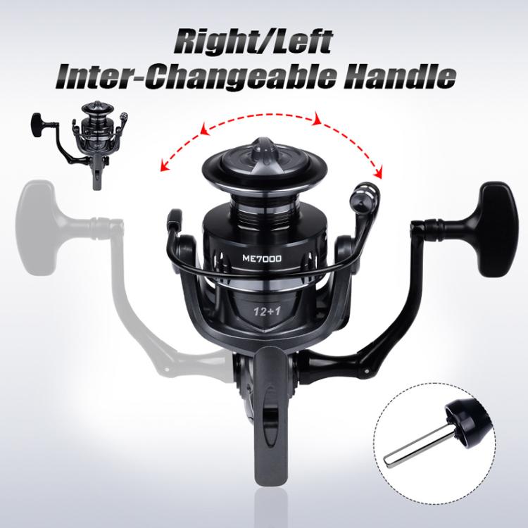 PROBEROS ME4000 LUYA Spinning Reel Sea Long Casting CNC Metal Swing Arm Fishing Reel