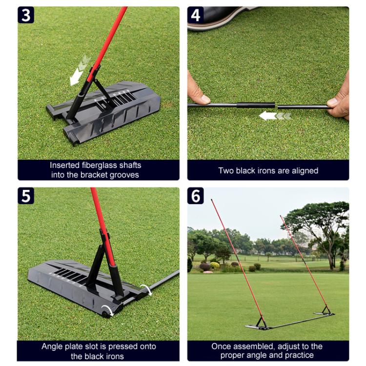 PGM JZQ037 Golf Flat Swing Practice Angle Adjustment Corrector