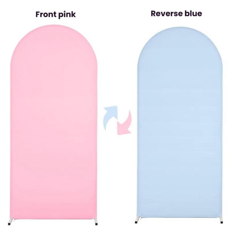 180x80cm Arch Fabric Cover U Shape Spandex Stretch Cloth Cover Wedding Birthday Party Background Decoration