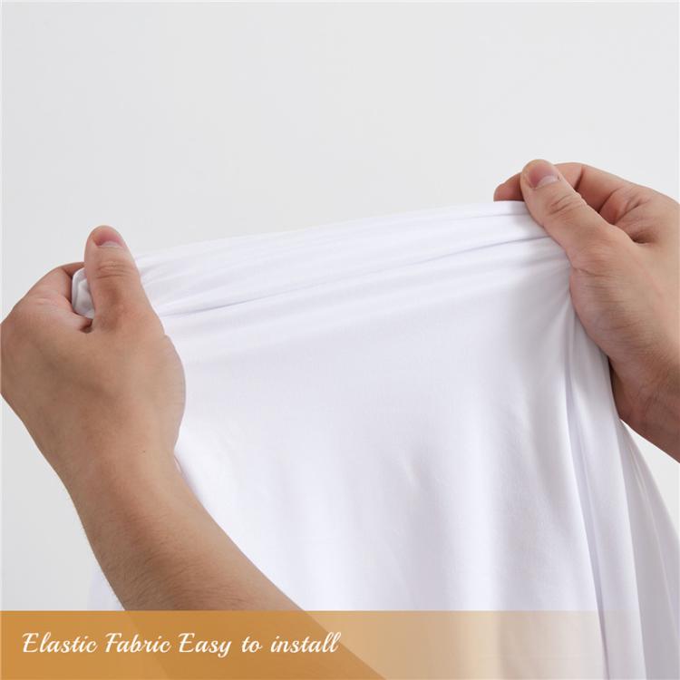200x100cm Arch Fabric Cover U Shape Spandex Stretch Cloth Cover Wedding Birthday Party Background Decoration