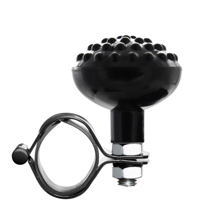Car Steering Wheel Booster Non-Slip One-Handed Turning Assistant Ball, Style: Black-Massage Model