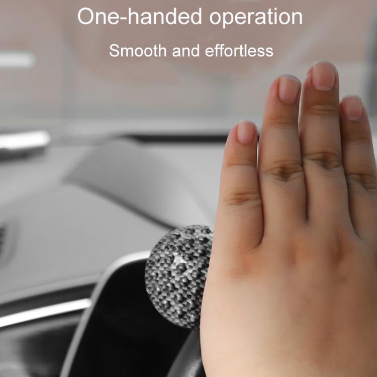 Car Steering Wheel Booster Non-Slip One-Handed Turning Assistant Ball, Style: Carbon Fiber Pattern-Massage Model