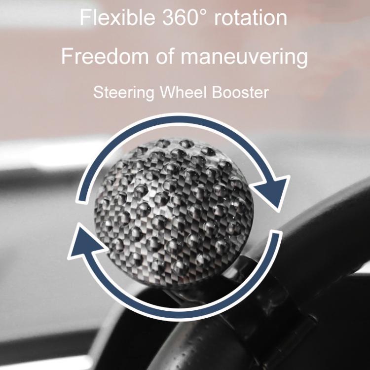 Car Steering Wheel Booster Non-Slip One-Handed Turning Assistant Ball, Style: Mahogany-Massage Model