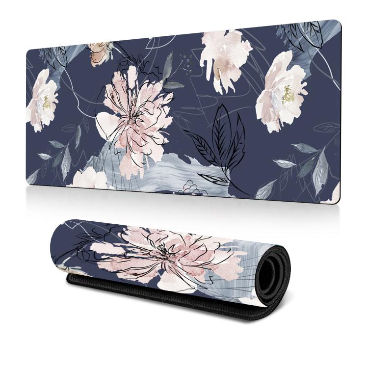 Flowers and Trees Themed Mouse Pad Desk Mat For Office/Gaming 300x600x2mm