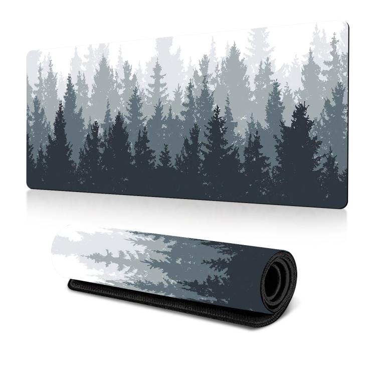 Flowers and Trees Themed Mouse Pad Desk Mat For Office/Gaming 300x800x2mm