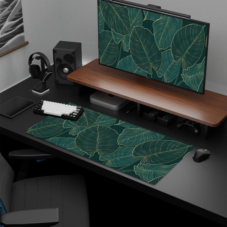 Flowers and Trees Themed Mouse Pad Desk Mat For Office/Gaming 300x700x3mm