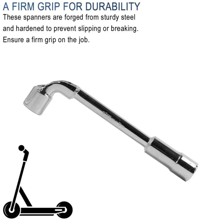 X1665 For INOKIM OXO OX Electrical Scooter 19mm L-Shaped Open-End Socket Wrench For Fixing The Motor Nut