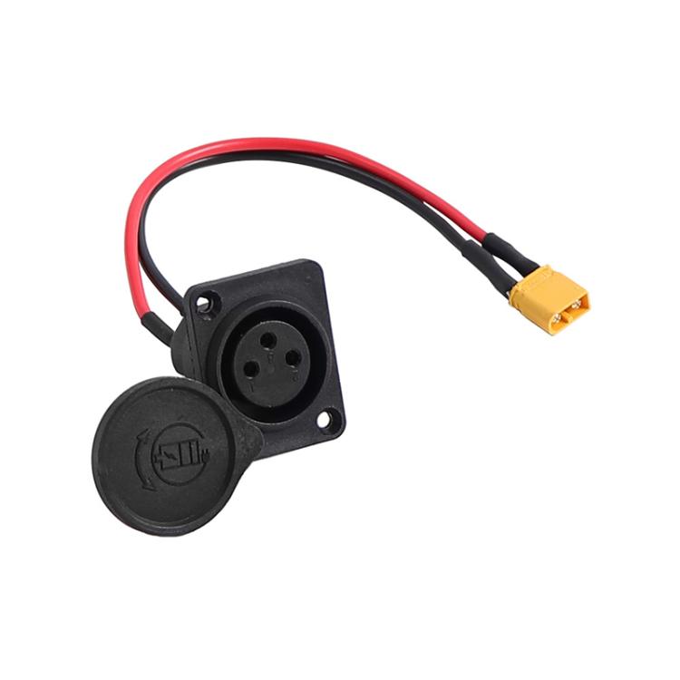 X1673 For INOKIM OXO OX Electrical Scooter Power Port XLR Cannon 3-Pin Charging Socket