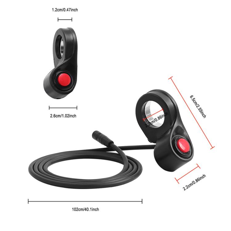 X1657 For INOKIM OXO Electrical Scooter Single / Dual Motor Switch Button Turbo / Eco Mode Switch Actuation