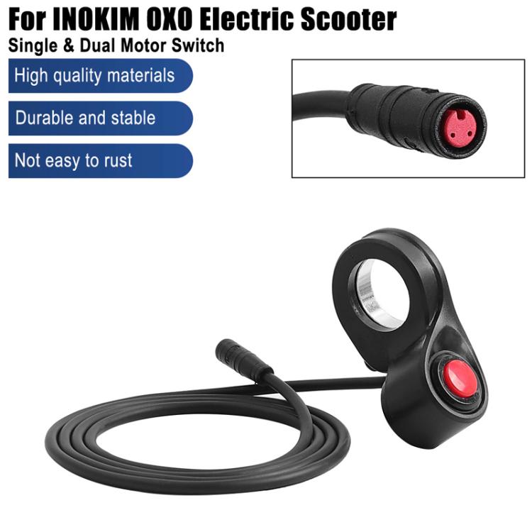X1657 For INOKIM OXO Electrical Scooter Single / Dual Motor Switch Button Turbo / Eco Mode Switch Actuation