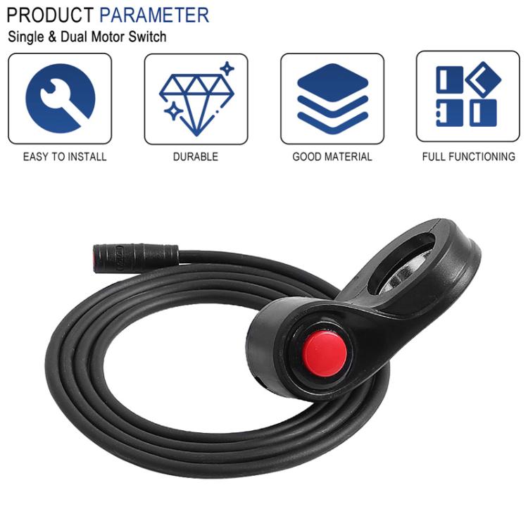 X1657 For INOKIM OXO Electrical Scooter Single / Dual Motor Switch Button Turbo / Eco Mode Switch Actuation