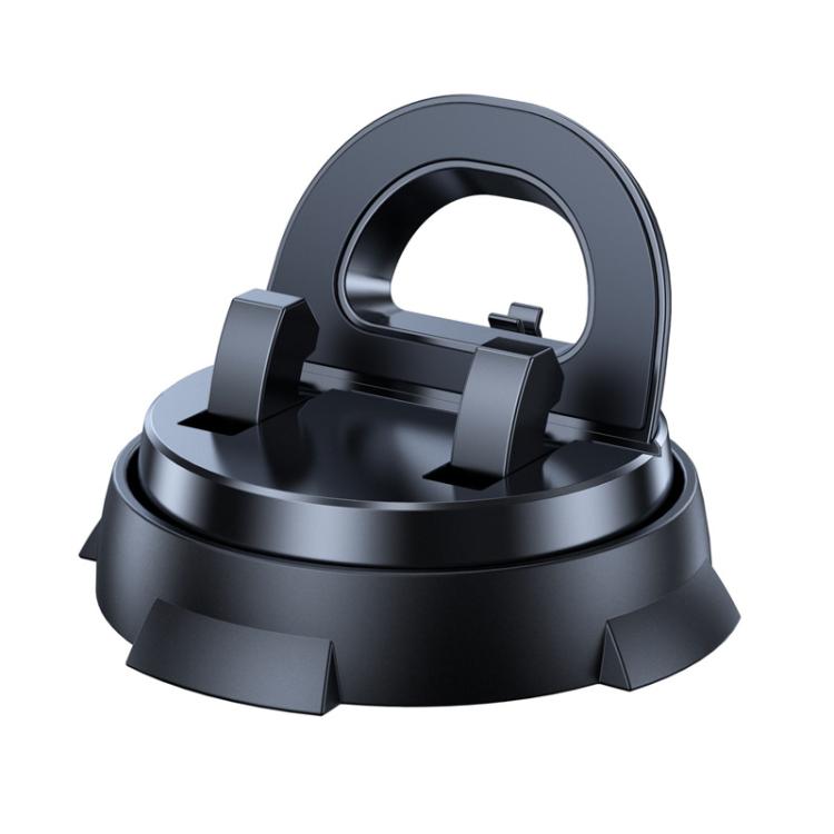 Car Navigation Stand Car Phone Holder 360 Rotating Powerful Adsorption Dashboard Multifunctional Phone Holder - Black