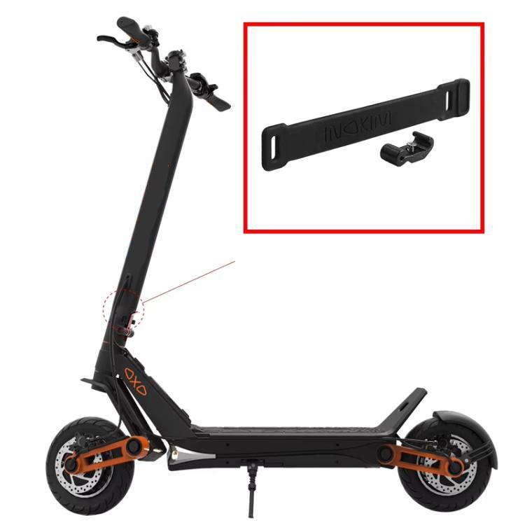X1659 For INOKIM OXO OX Electrical Scooter Safety Locking Strap With Hook Bracket Wrappable Foldable Rubber Strap