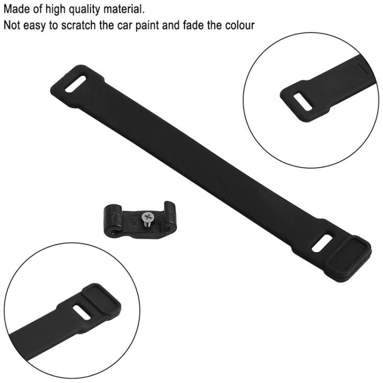 X1659 For INOKIM OXO OX Electrical Scooter Safety Locking Strap With Hook Bracket Wrappable Foldable Rubber Strap
