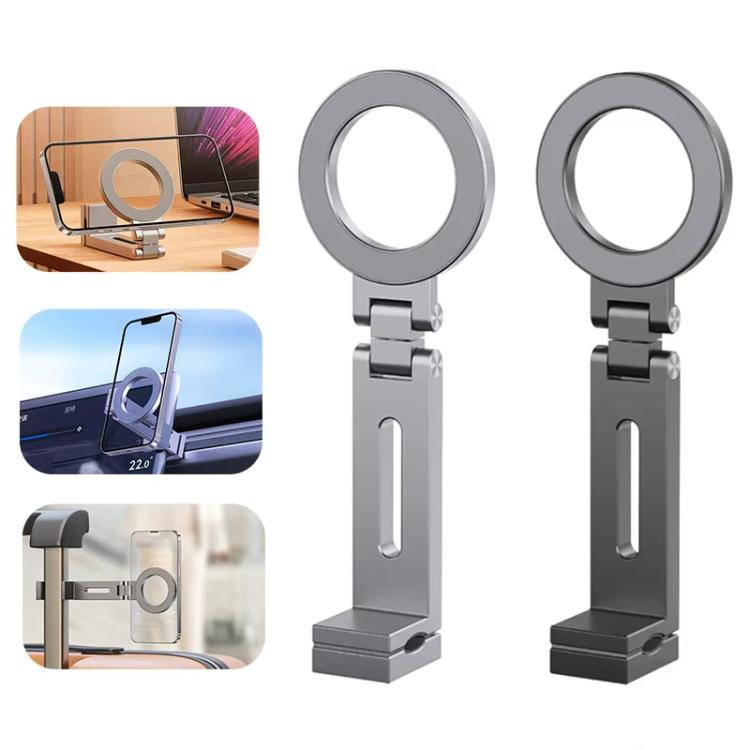 Travel Portable Magnetic Phone Holder Flexible Rotation Hands-Free Airplane Phone Mount