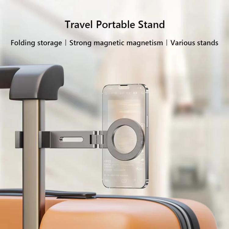 Travel Portable Magnetic Phone Holder Flexible Rotation Hands-Free Airplane Phone Mount