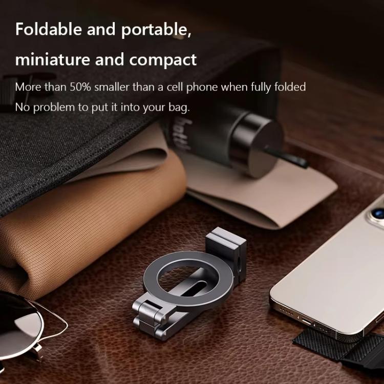 Travel Portable Magnetic Phone Holder Flexible Rotation Hands-Free Airplane Phone Mount