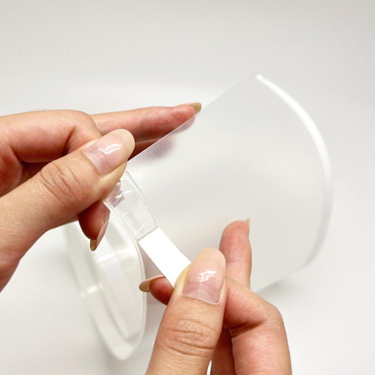 Anti-pinch Hand Door Hinge Protector Cover Home Baby Safety Door Sealing Self-adhesive Protection Strip, Spec: 120x18cm - Frosted Clear
