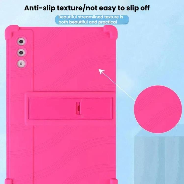 For Lenovo Yoga Tab Plus Shockproof Silicone Tablet Protective Case With Holder