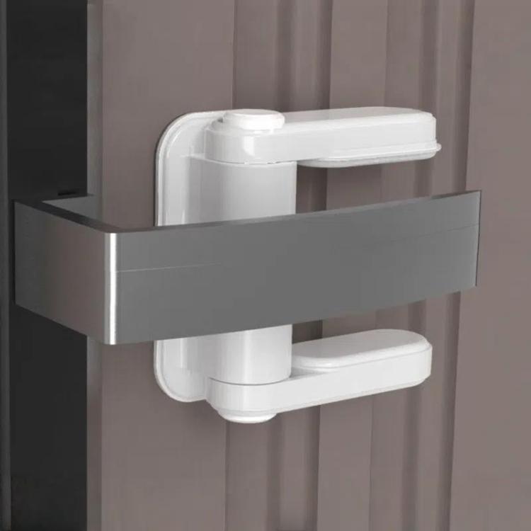 Children Security Lock Anti-Opening Anti-Pet Dogs Cats Open Cabinet Drawer Window Door Lock - White