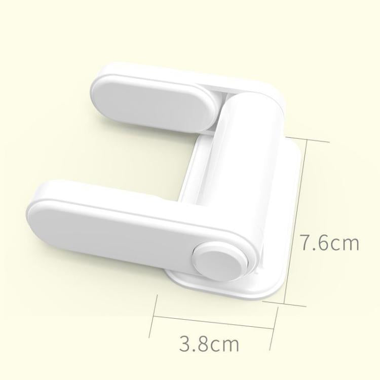 Children Security Lock Anti-Opening Anti-Pet Dogs Cats Open Cabinet Drawer Window Door Lock - White