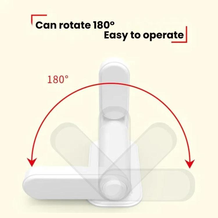 Children Security Lock Anti-Opening Anti-Pet Dogs Cats Open Cabinet Drawer Window Door Lock - White