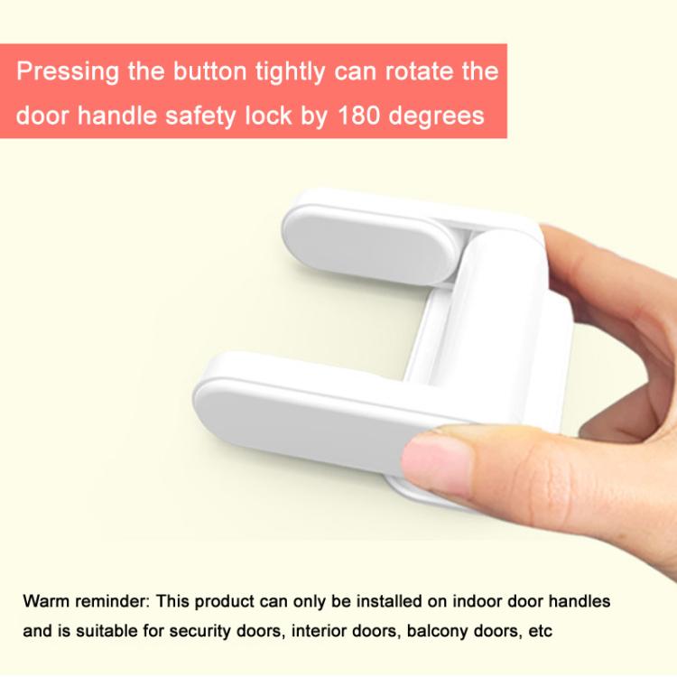 Children Security Lock Anti-Opening Anti-Pet Dogs Cats Open Cabinet Drawer Window Door Lock - White