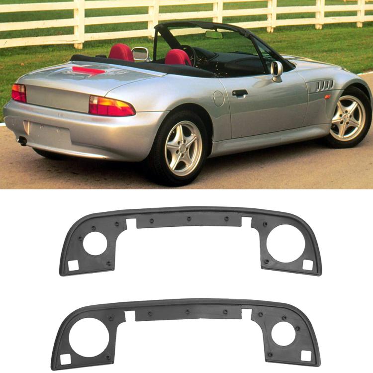 51218122441 51218122442 For BMW E34 5-Series Door Handle Gasket Rubber Seal - 2-in-1