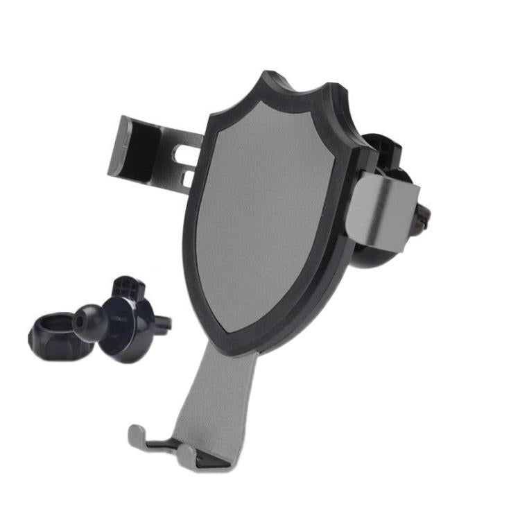 Air Outlet Clip-on Gravity 360-degree Rotating Car Phone Holder, Color: Gray Eagle Beak Clip