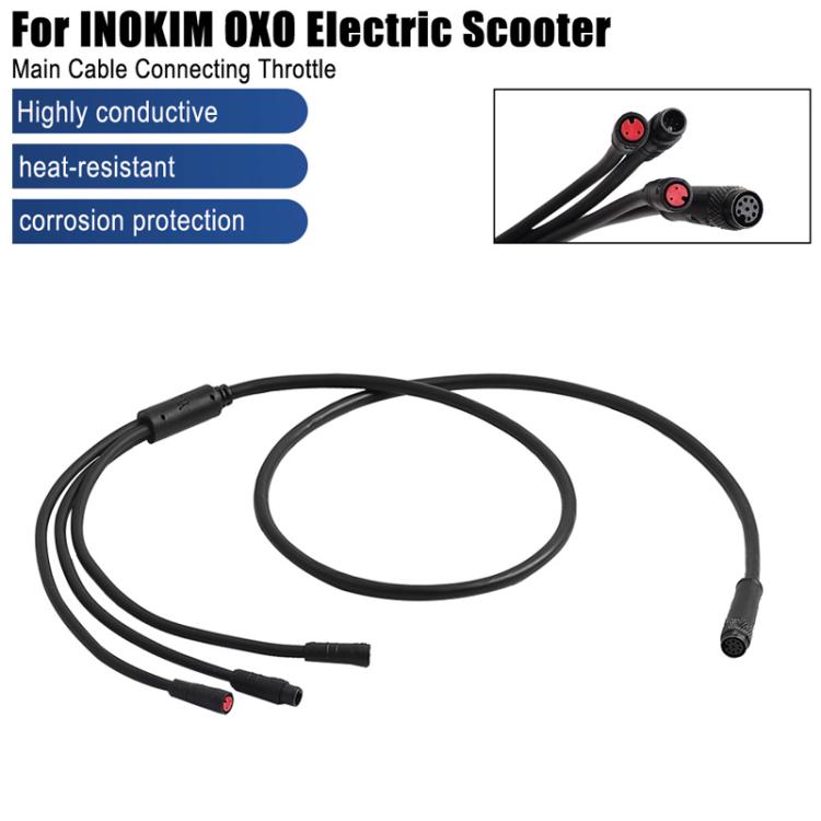 X1658 For INOKIM OXO Electrical Scooter 1 Tow 3 Throttle Connection Main Cable Display Signal Cable Accessories