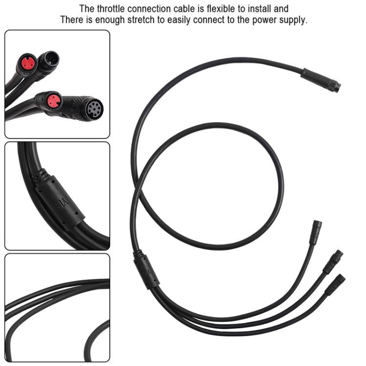 X1658 For INOKIM OXO Electrical Scooter 1 Tow 3 Throttle Connection Main Cable Display Signal Cable Accessories