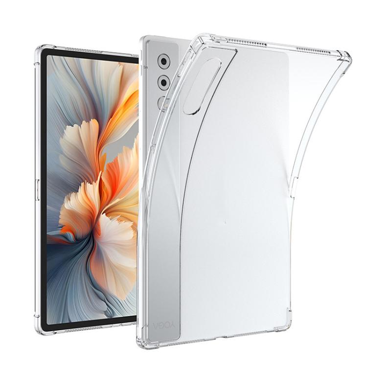 For Lenovo Yoga Pad Pro / Yoga Tab Plus Four-corner Airbag Anti-drop TPU Protective Case - Transparent