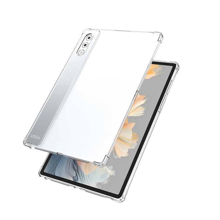 For Lenovo Yoga Pad Pro / Yoga Tab Plus Four-corner Airbag Anti-drop TPU Protective Case - Transparent