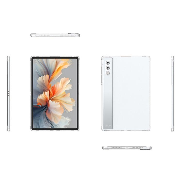 For Lenovo Yoga Pad Pro / Yoga Tab Plus Four-corner Airbag Anti-drop TPU Protective Case - Transparent