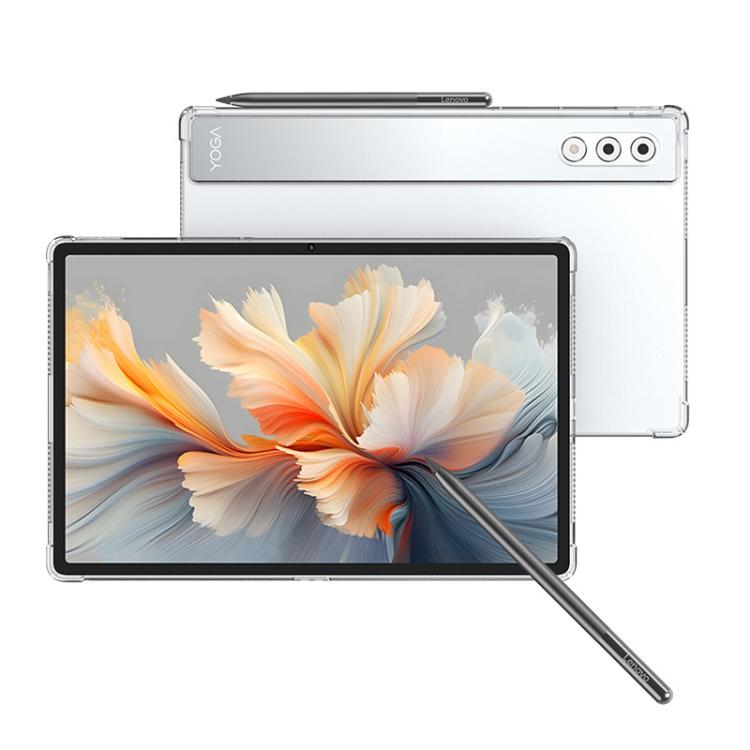 For Lenovo Yoga Pad Pro / Yoga Tab Plus Four-corner Airbag Anti-drop TPU Protective Case - Transparent